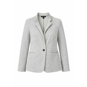Banana Republic Women's Light Gray Textured Knit Blazer Size L